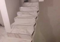 Облицовка крамогранитом лестницы в Зеленогорске 1