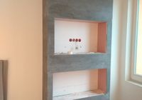 Облицовка камина крупноформатным керамогранитом 18 линя В.О.